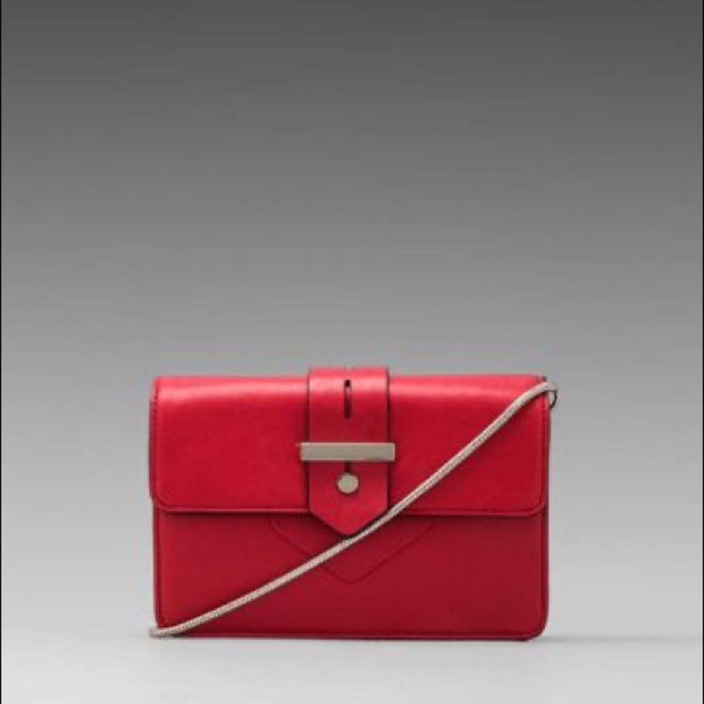 Milly Bradley Shoulder Bag in Red